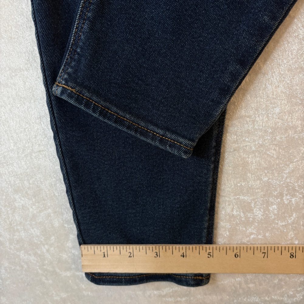 OLD NAVY Rockstar Demin Jeans Womens 12 Super Skinny Mid Rise Dark Wash - Picture 9 of 12